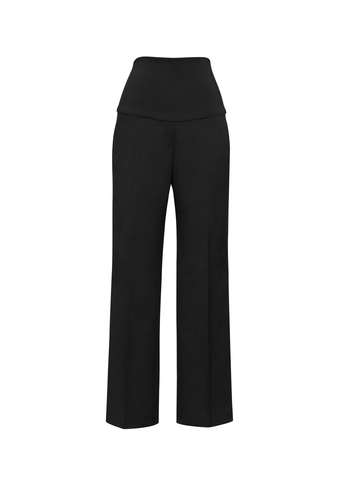 WOMENS COOL STRETCH MATERNITY PANT - BLACK