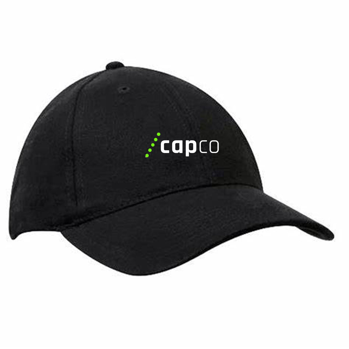 BRUSHED HEAVY COTTON CAP - BLACK