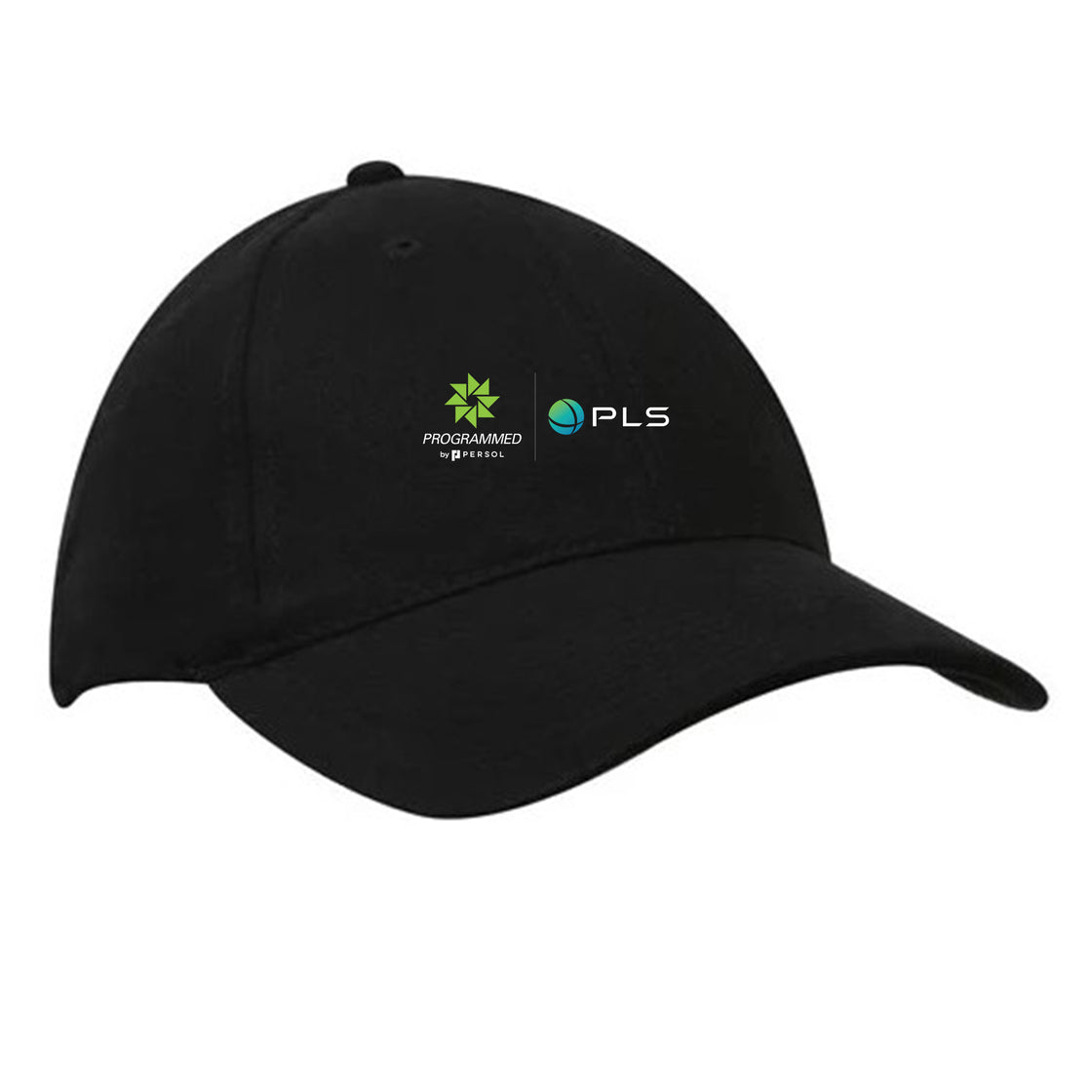 BRUSHED HEAVY COTTON CAP - BLACK