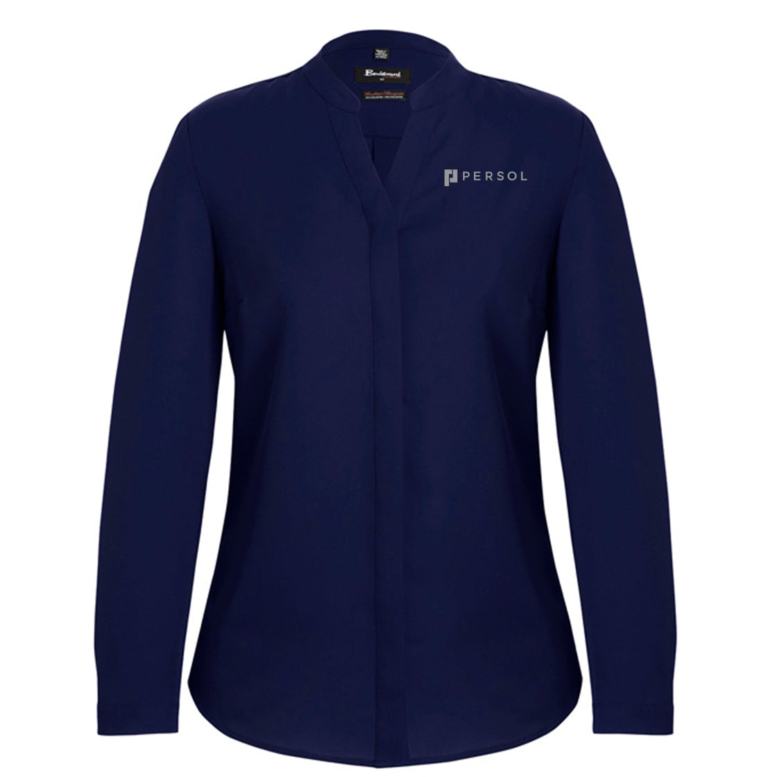 WOMENS JULIETTE LONG SLEEVE BLOUSE - NAVY