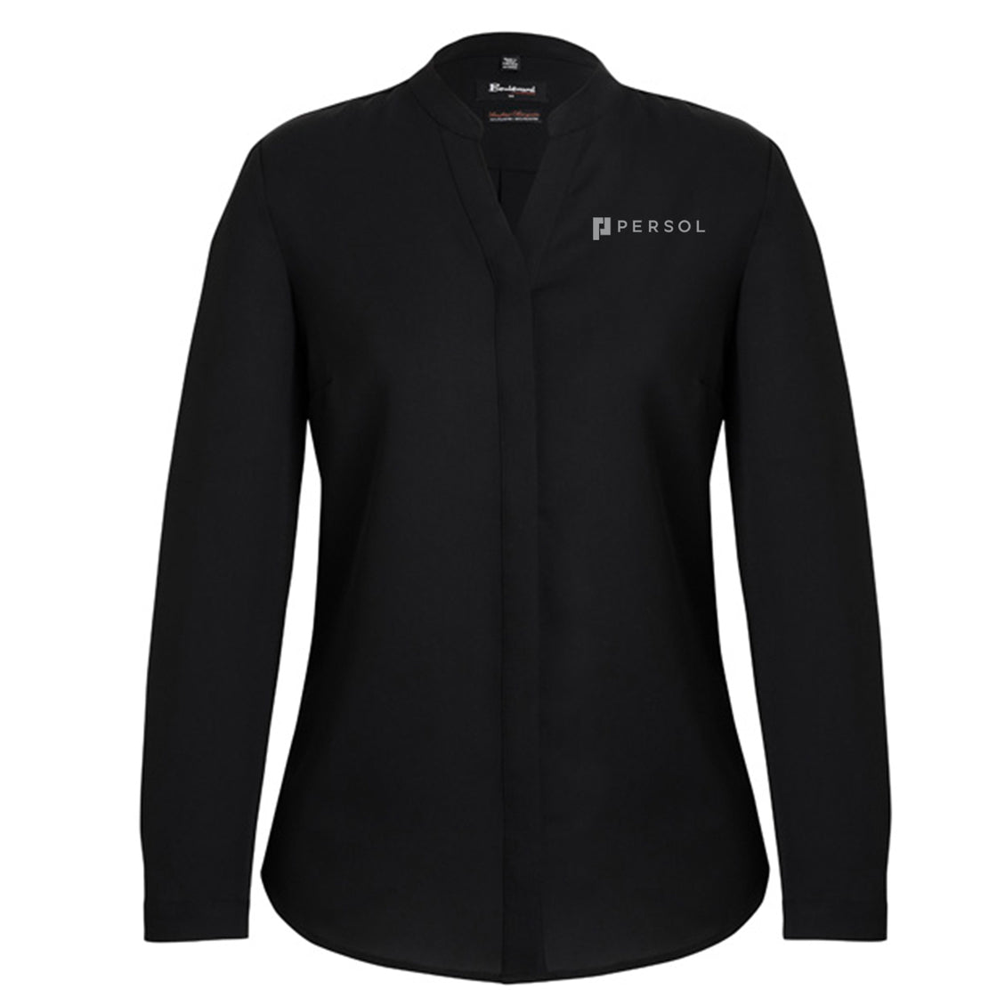 WOMENS JULIETTE LONG SLEEVE BLOUSE - BLACK