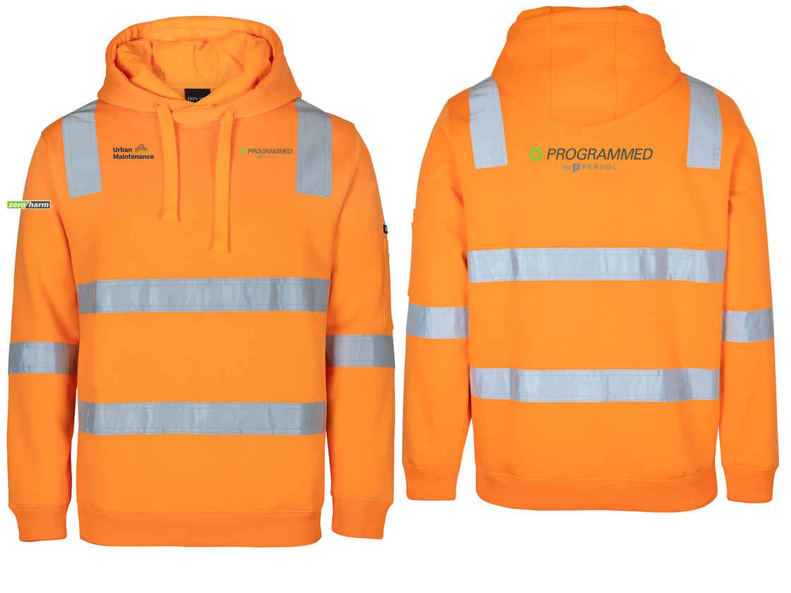 JB'S VIC RAIL (D+N) HOODIE- ORANGE