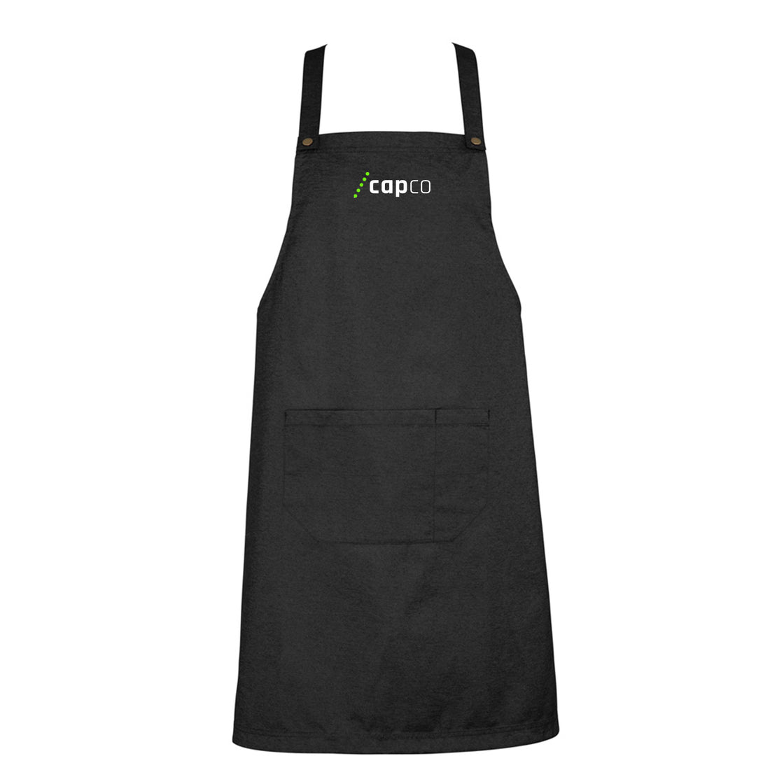 URBAN BIB APRON - BLACK DENIM