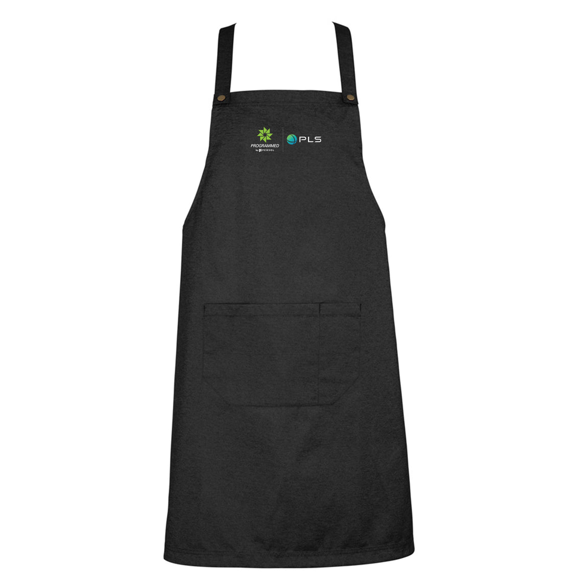 URBAN BIB APRON - BLACK