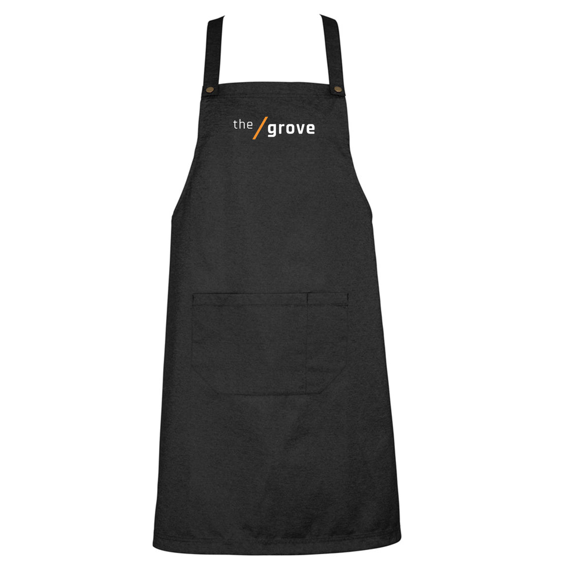 URBAN BIB APRON - BLACK DENIM