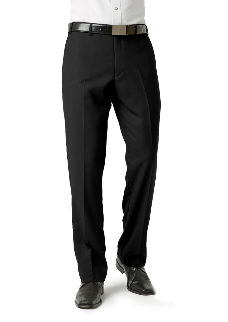 MENS CLASSIC FLAT FRONT PANT - BLACK