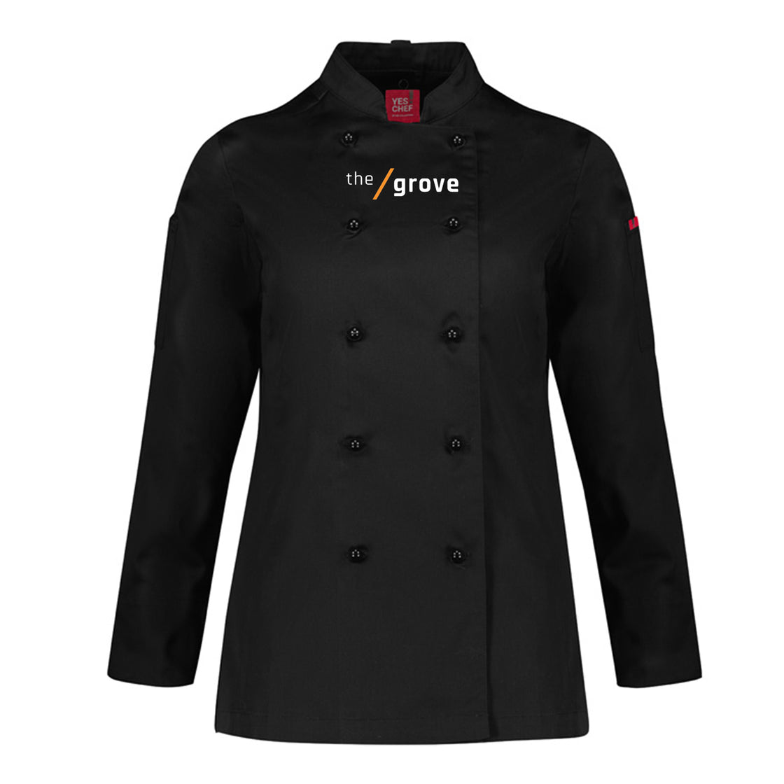 AL DENTE WOMENS CHEF JACKET - BLACK