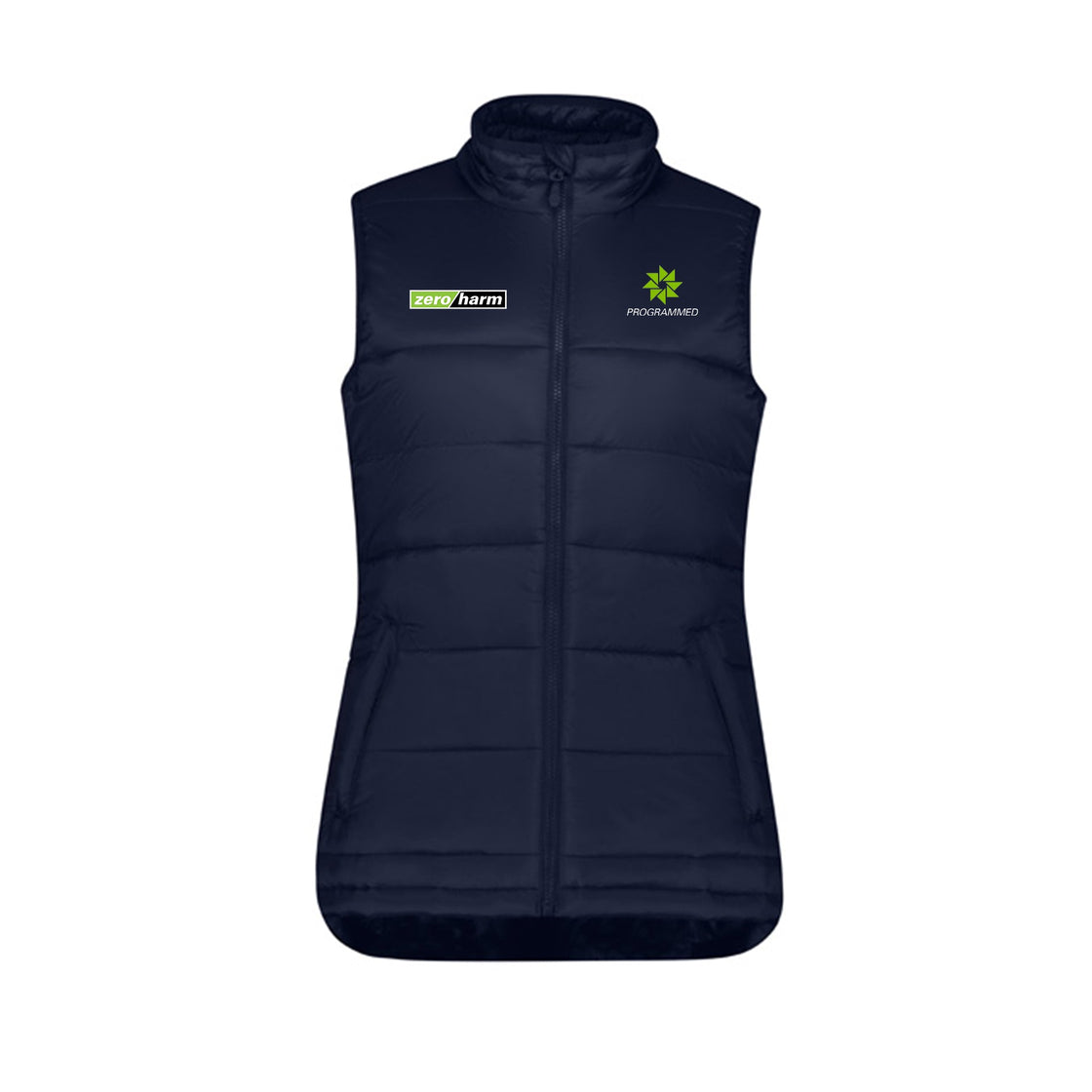 ALPINE LADIES PUFFER VEST - NAVY