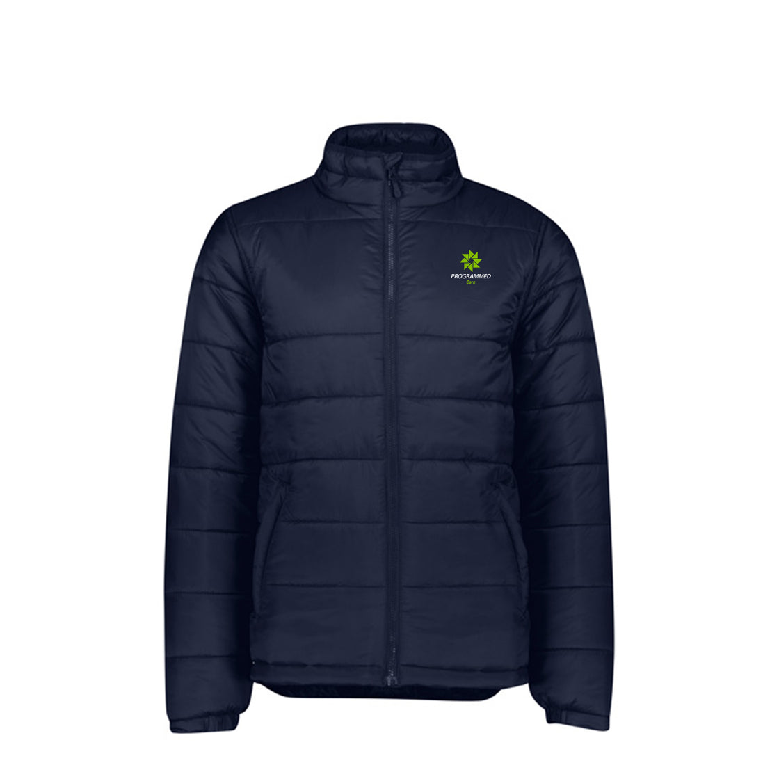 ALPINE MENS PUFFER JACKET - NAVY