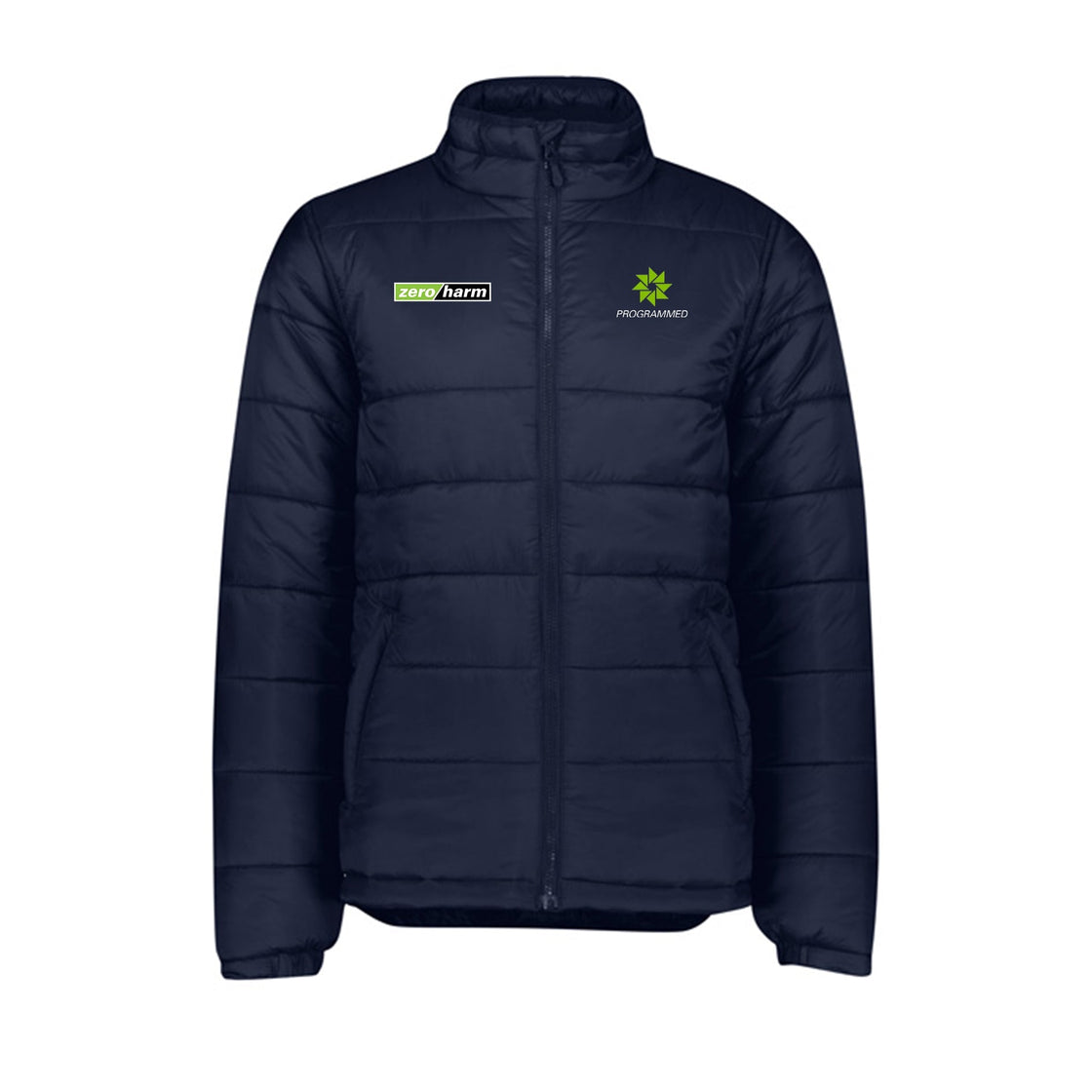 ALPINE MENS PUFFER JACKET - NAVY