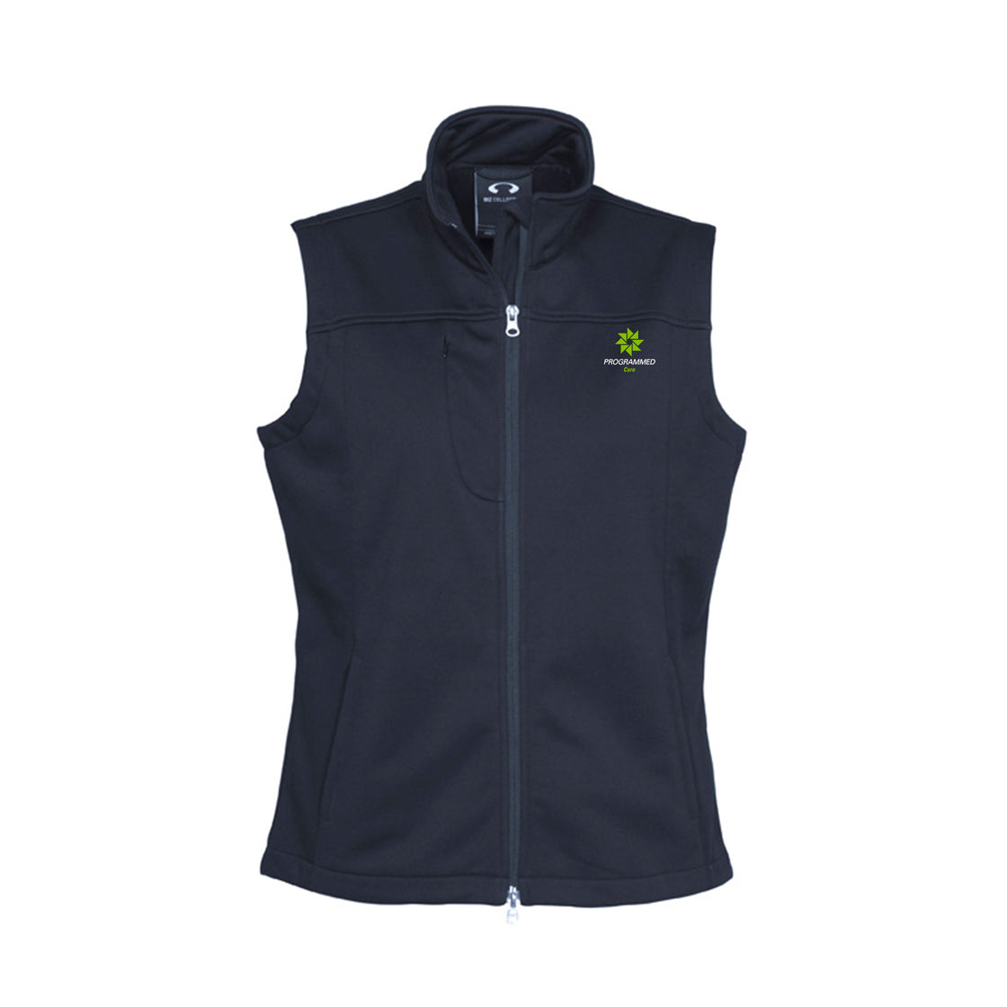 LADIES SOFT SHELL VEST - NAVY