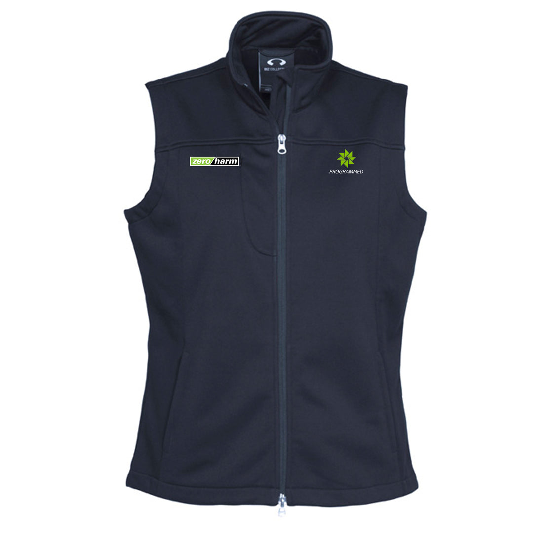 LADIES SOFTSHELL VEST - NAVY