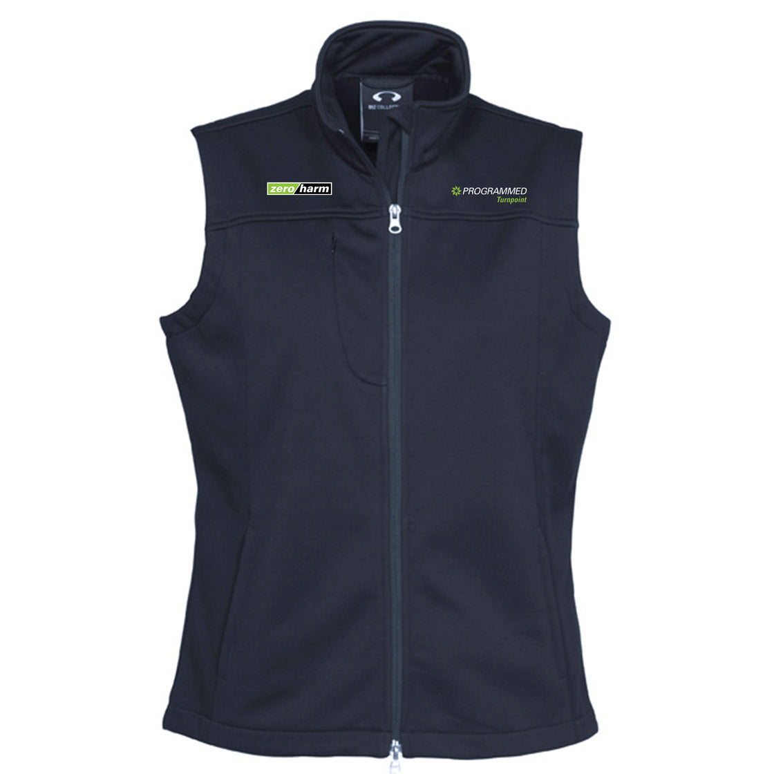 WOMENS SOFTSHELL VEST - NAVY
