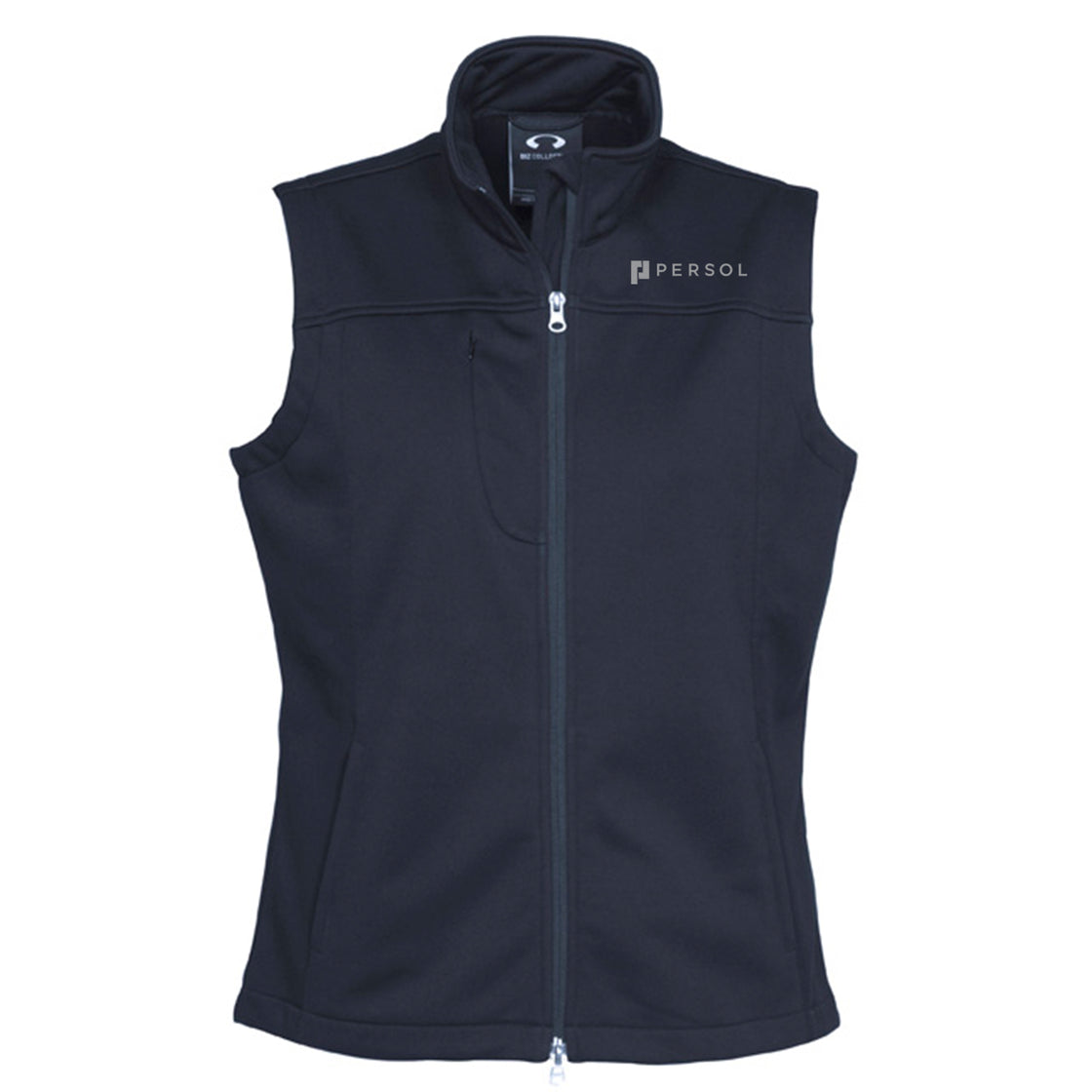 WOMENS SOFTSHELL VEST - NAVY
