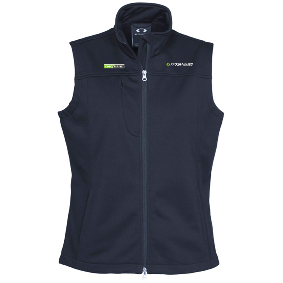 SOFTSHELL WOMENS VEST - NAVY