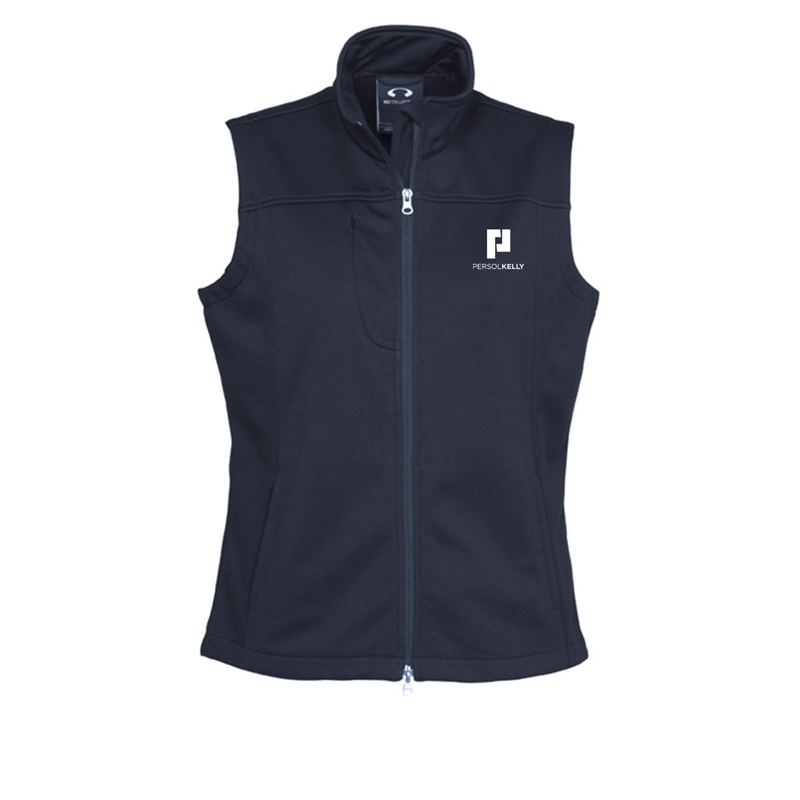 WOMENS SOFT SHELL VEST - NAVY