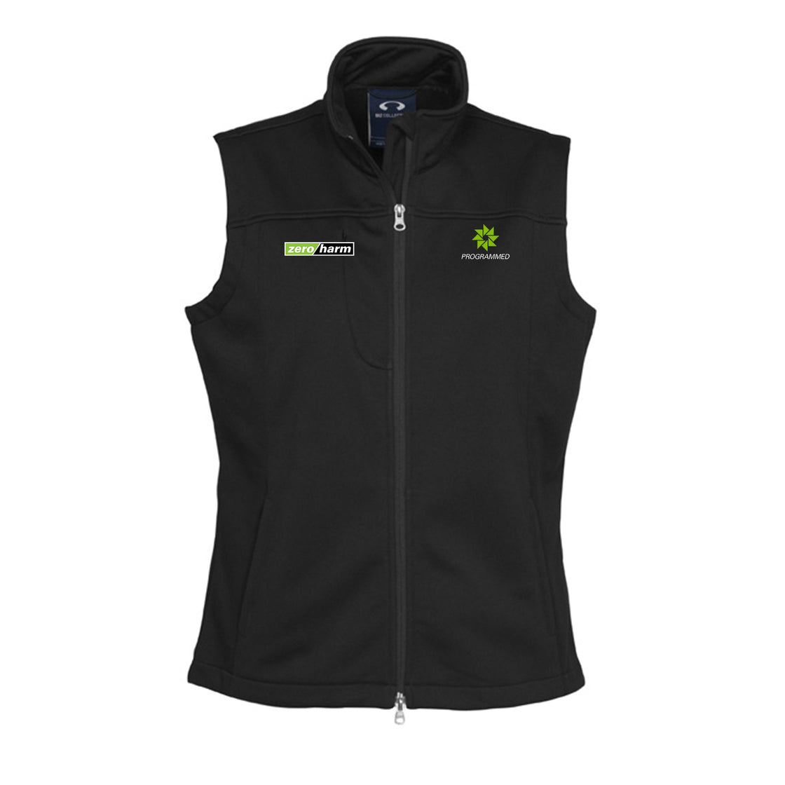 LADIES SOFTSHELL VEST - BLACK