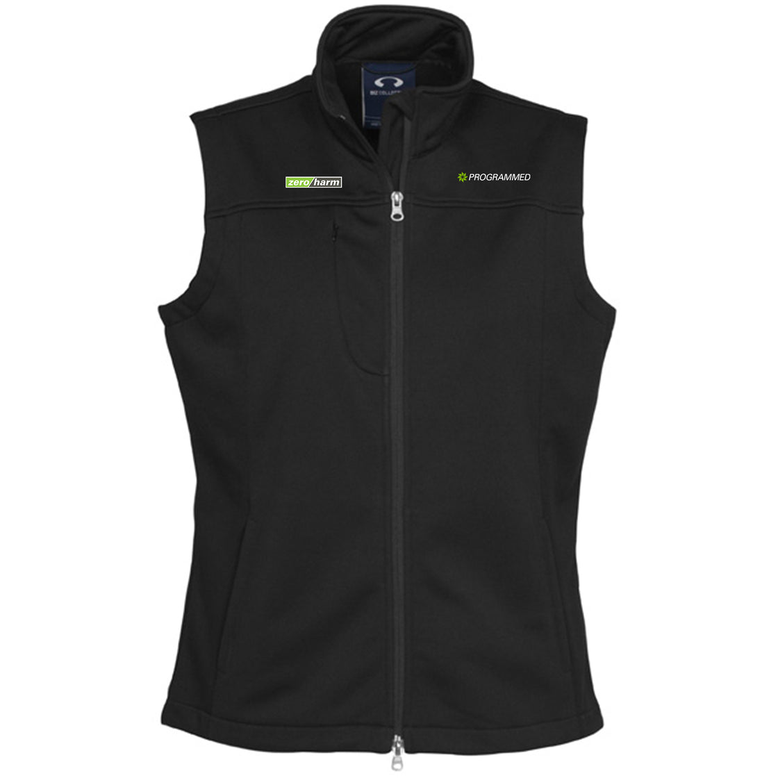 SOFTSHELL WOMENS VEST - BLACK
