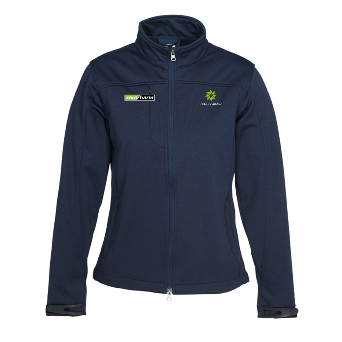 LADIES SOFTSHELL JACKET -  NAVY