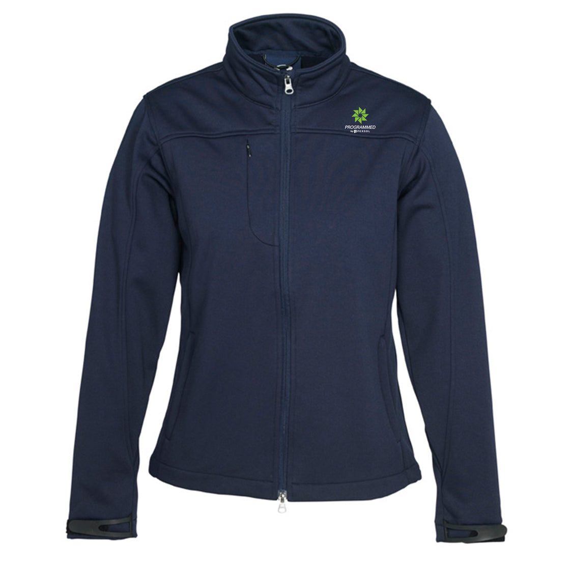 WOMENS SOFTSHELL JACKET - NAVY