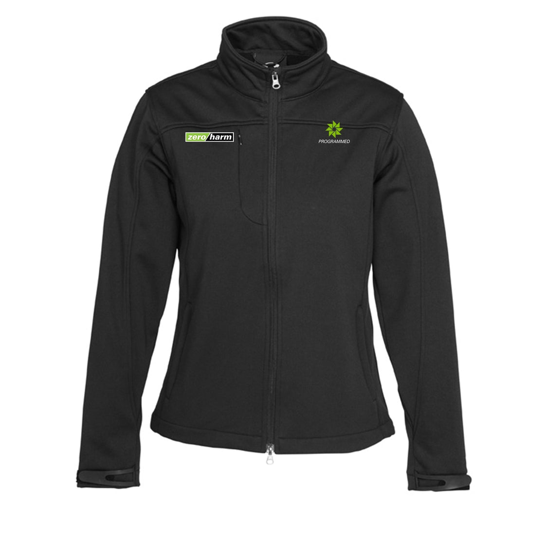 LADIES SOFTSHELL JACKET - BLACK