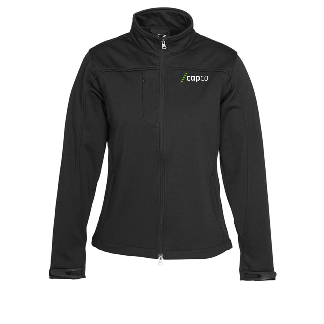 WOMENS SOFT SHELL JACKET - BLACK