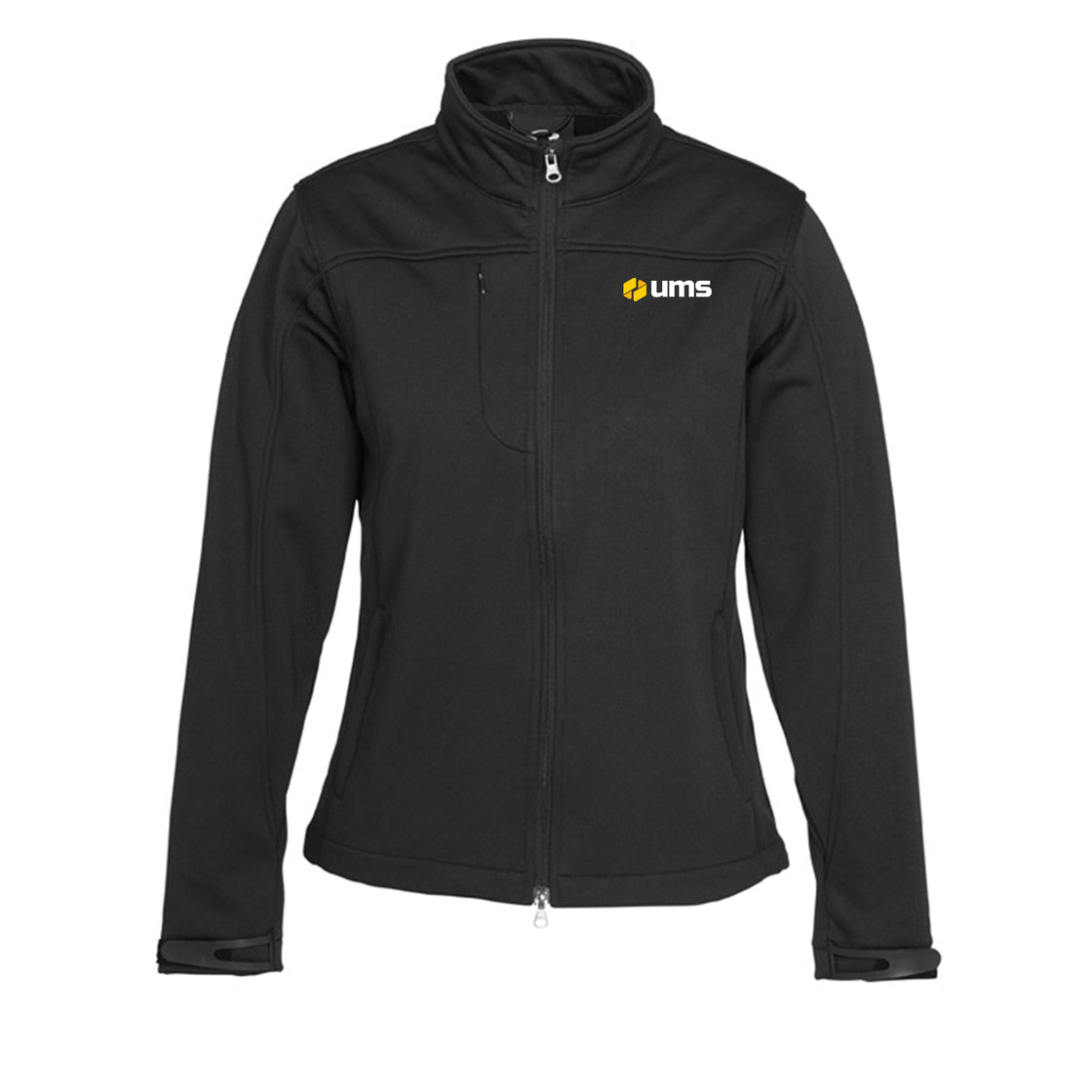 WOMENS SOFTSHELL JACKET - BLACK