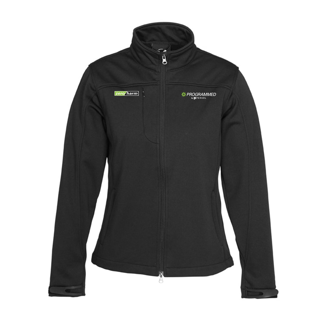 WOMENS SOFTSHELL JACKET - BLACK