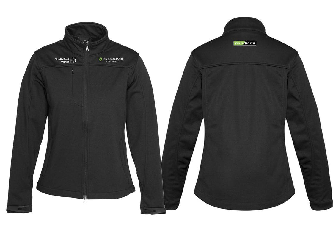 WOMENS SOFTSHELL JACKET - BLACK