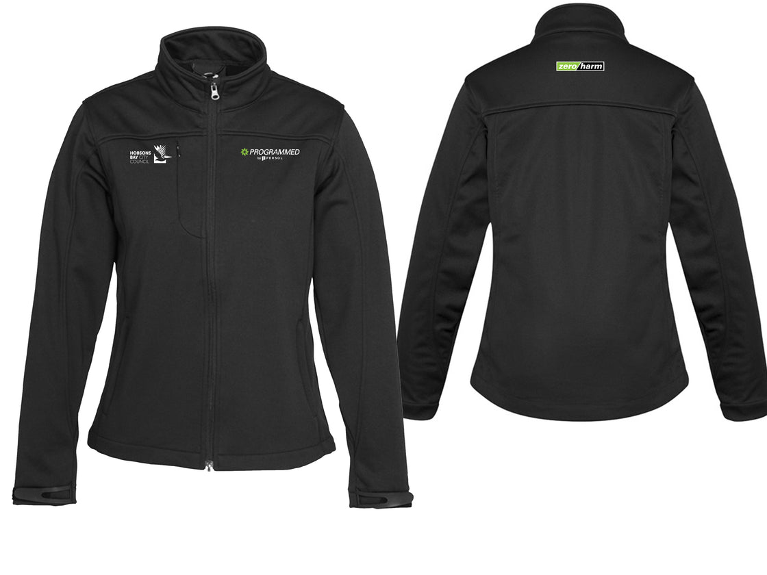 WOMENS SOFTSHELL JACKET - BLACK