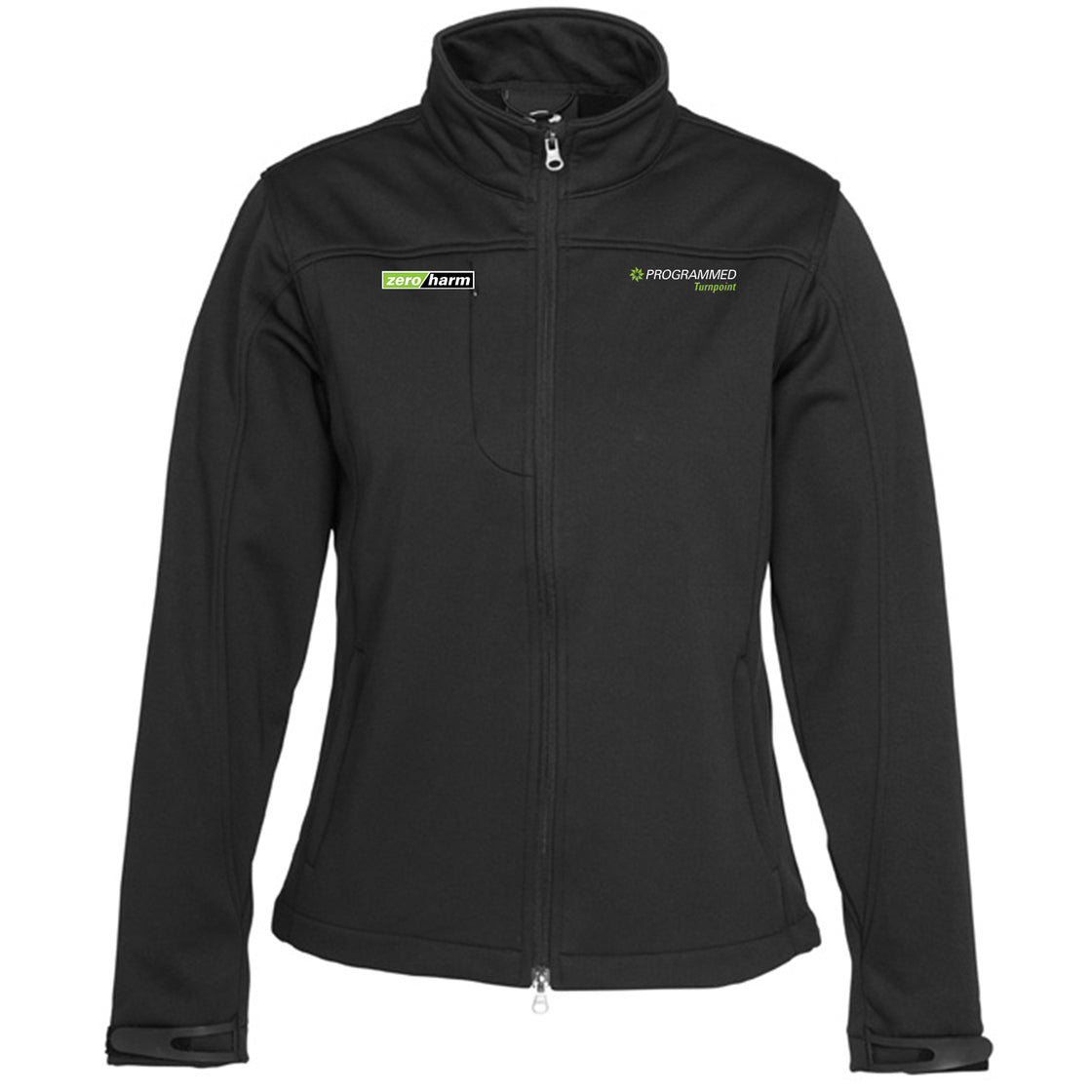 WOMENS SOFTSHELL JACKET - BLACK