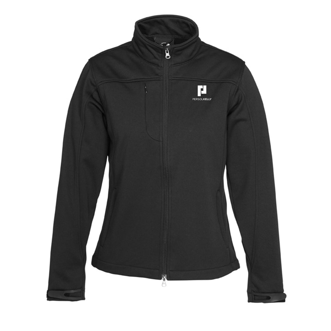 WOMENS SOFT SHELL JACKET - BLACK