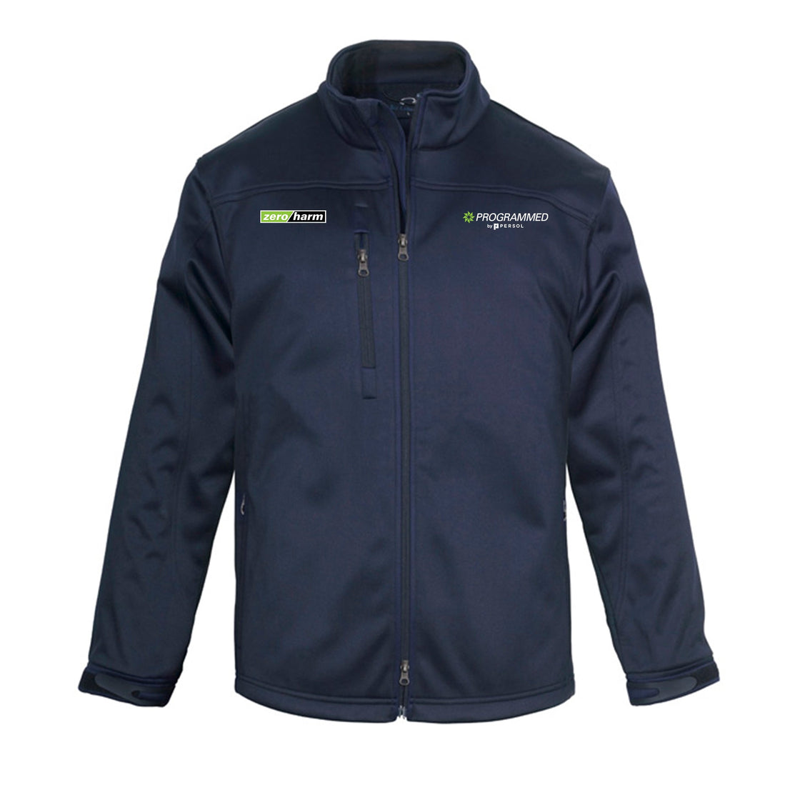 MENS SOFTSHELL JACKET - NAVY