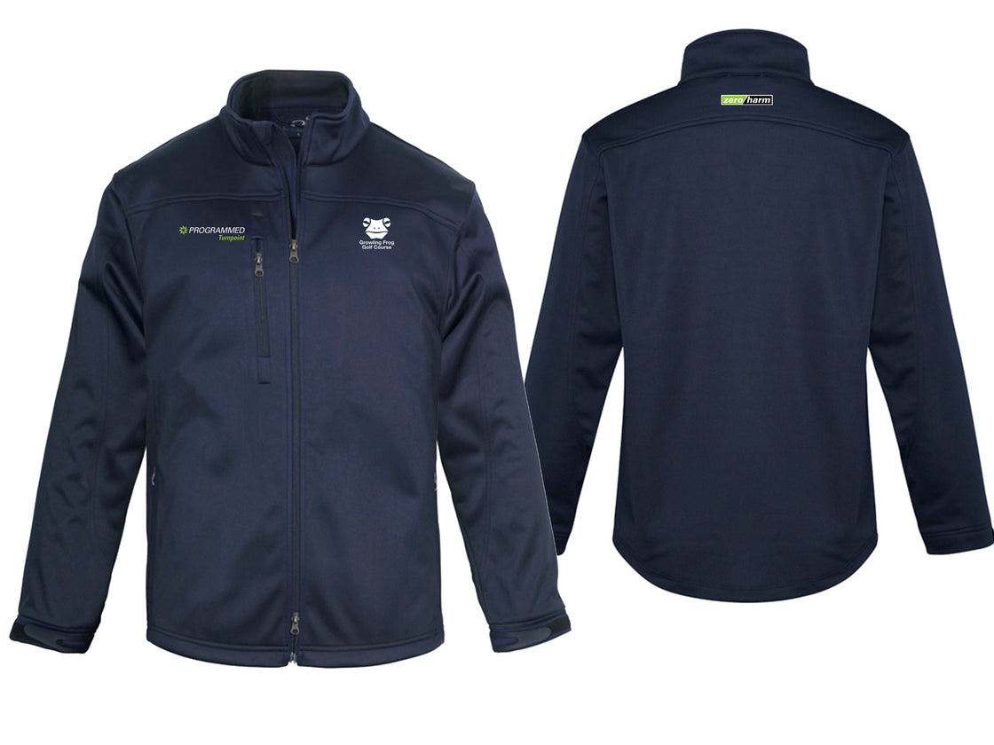MENS SOFTSHELL JACKET - NAVY