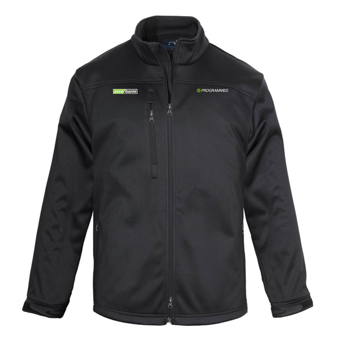 SOFTSHELL MENS JACKET - BLACK