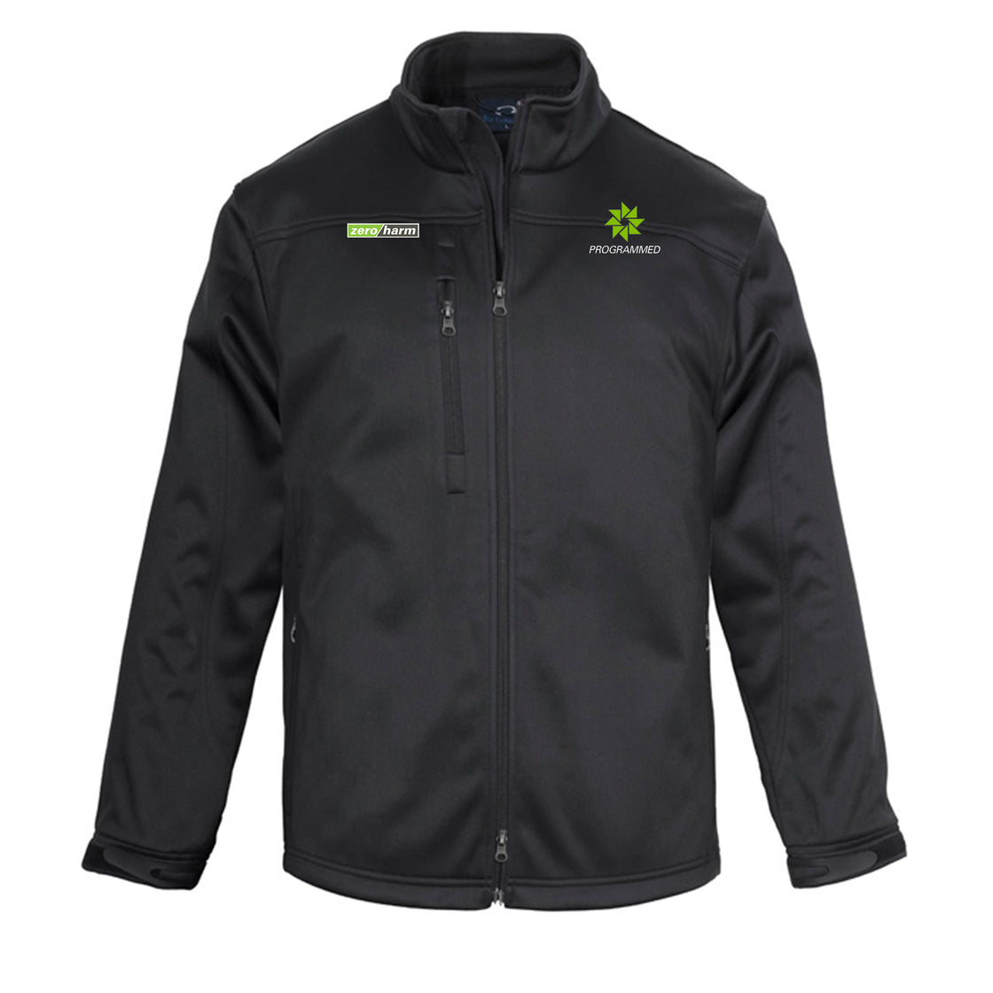 SOFTSHELL MENS JACKET - BLACK