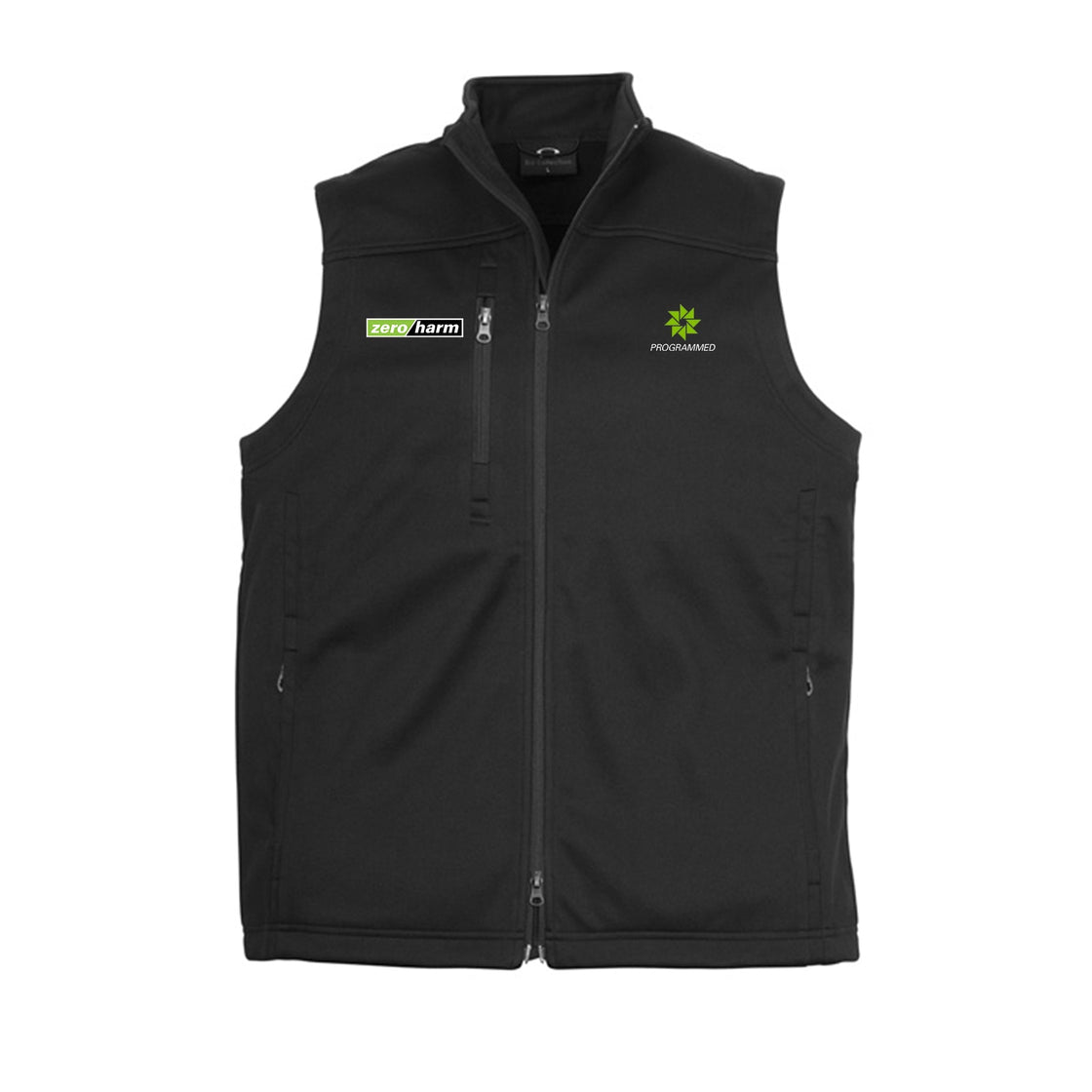 MENS SOFT SHELL VEST - BLACK