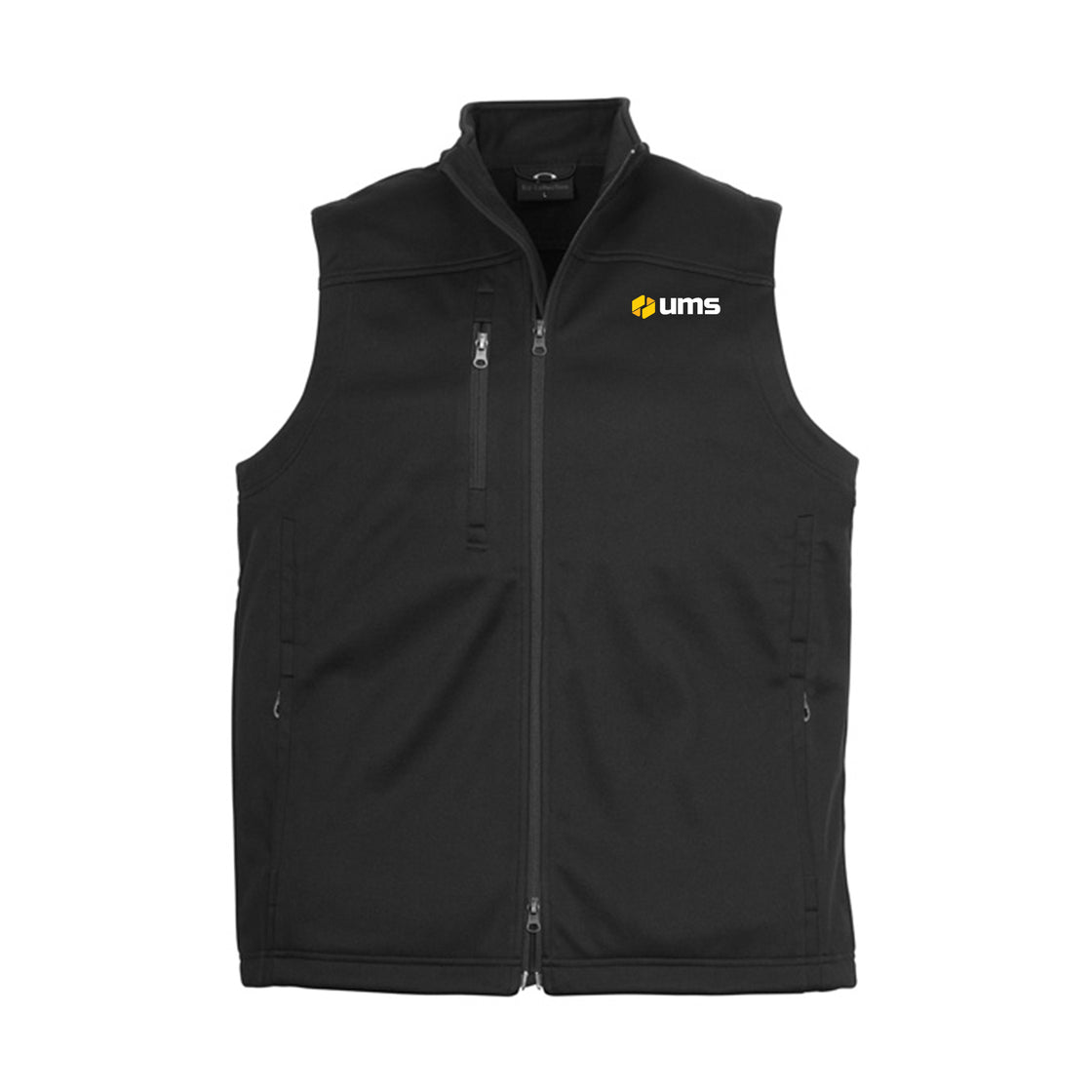 MENS SOFTSHELL VEST - BLACK