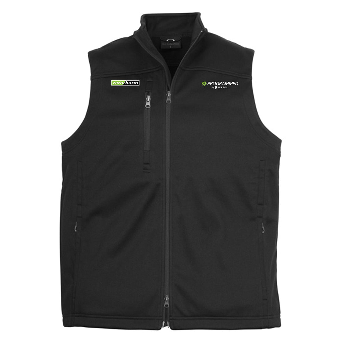 MENS SOFTSHELL VEST - BLACK