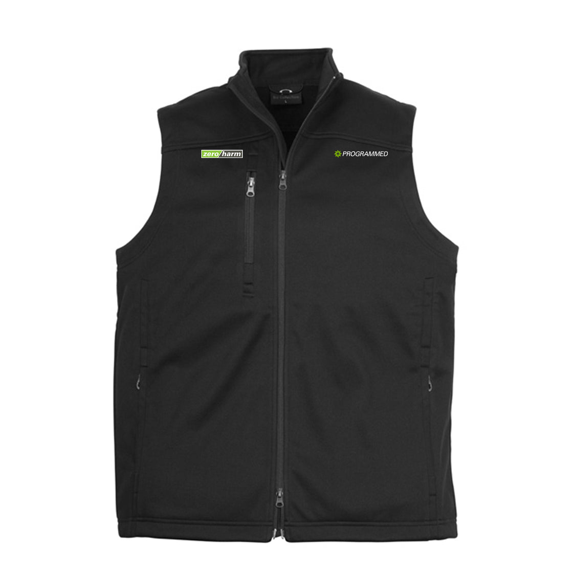 SOFTSHELL MENS VEST - BLACK
