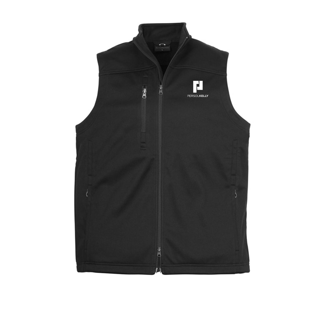 MENS SOFT SHELL VEST - BLACK