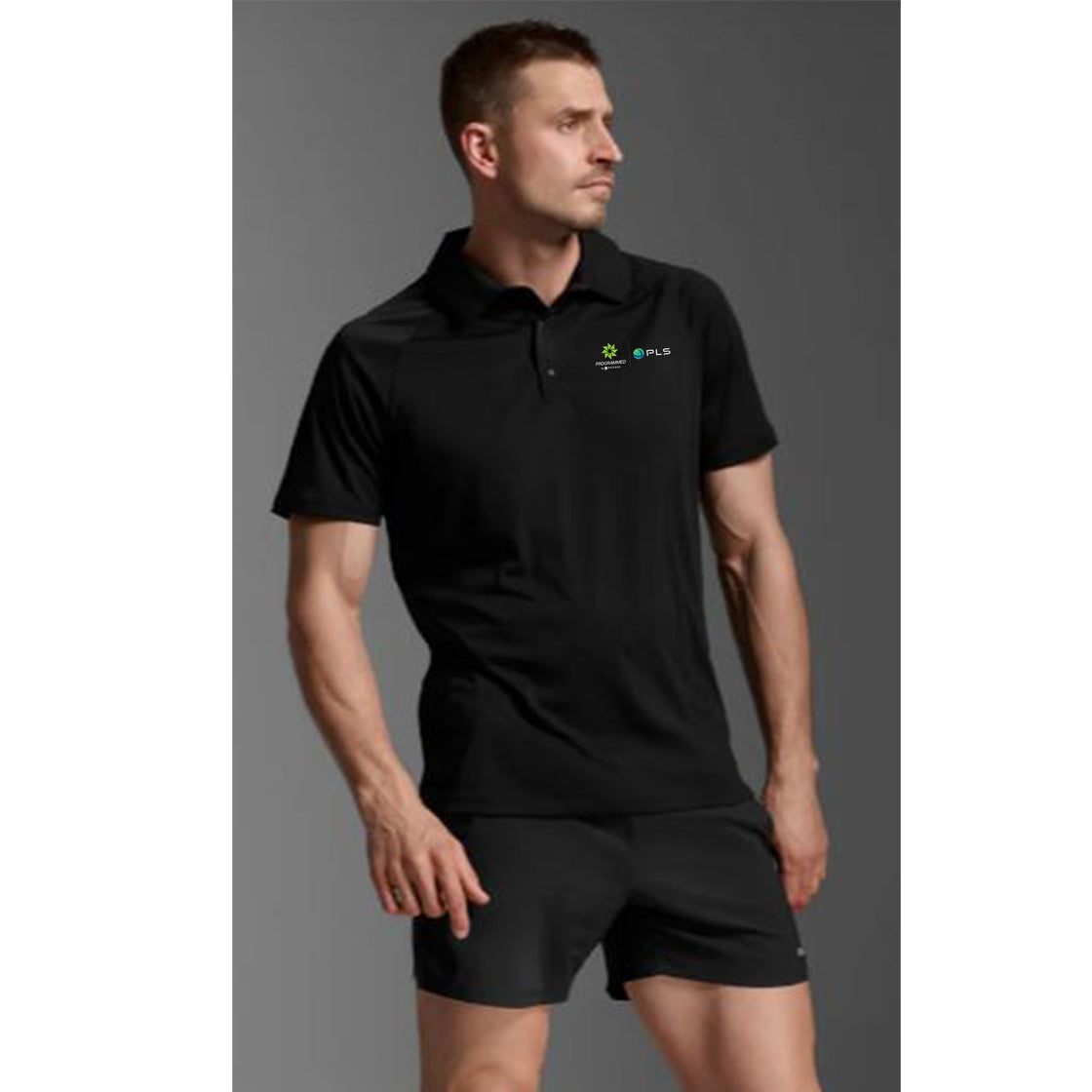 MENS SIGNATURE POLO - BLACK
