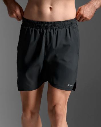 MENS AERO 7 INCH SHORTS - UNLINED - BLACK