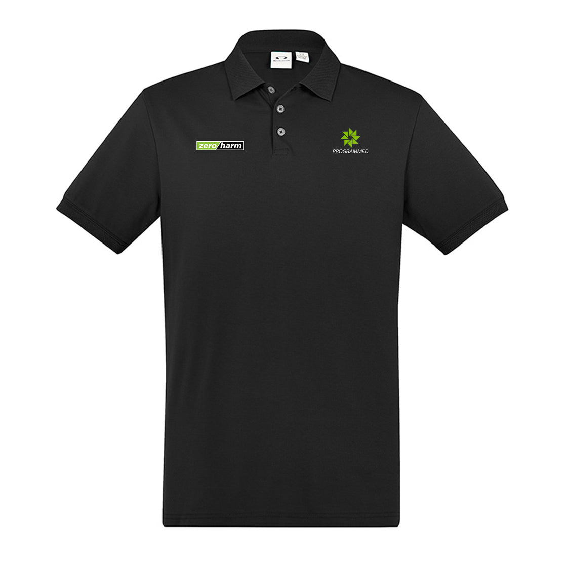 MENS CITY SHORT SLEEVE POLO - BLACK