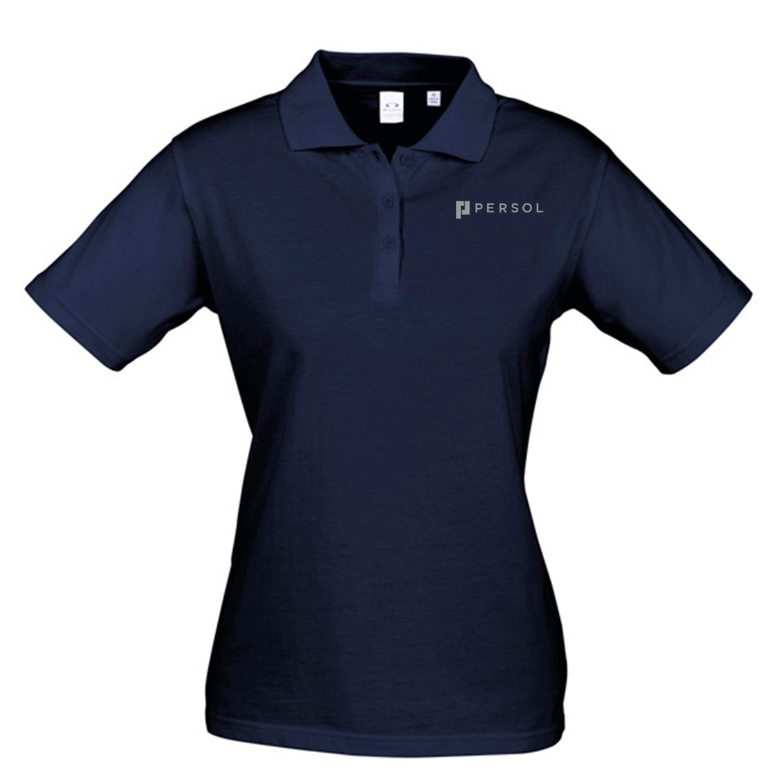 LADIES ICE SHORT SLEEVE POLO - NAVY