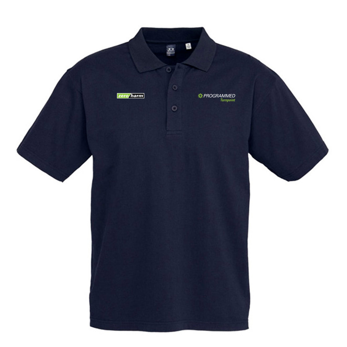 MENS ICE SHORT SLEEVE POLO - NAVY