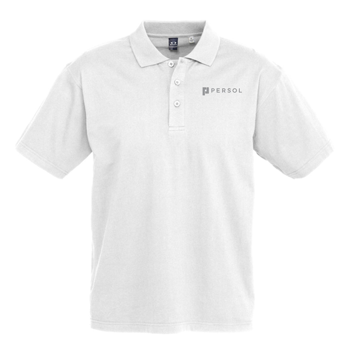 MENS ICE SHORT SLEEVE POLO - WHITE