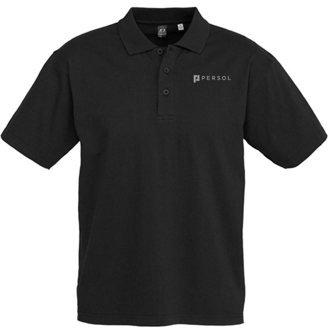MENS ICE SHORT SLEEVE POLO - BLACK