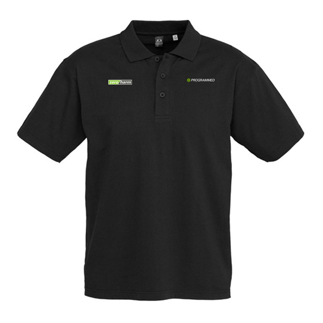 ICE MENS SHORT SLEEVE POLO - BLACK