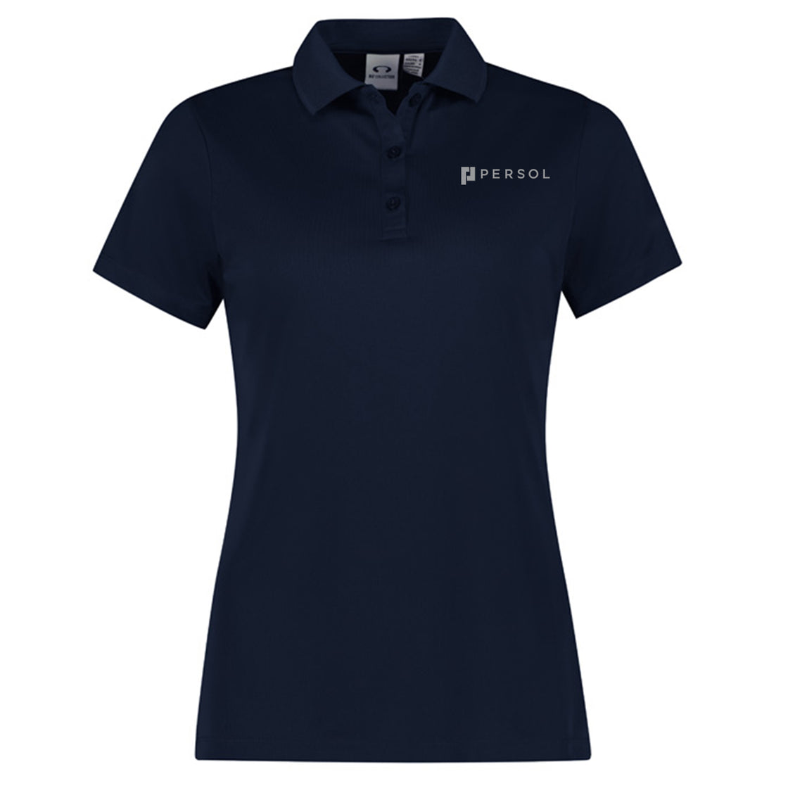 WOMENS ACTION SHORT SLEEVE POLO - NAVY